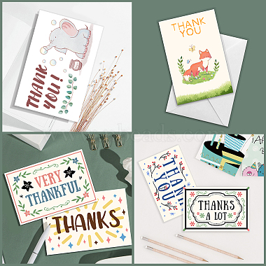 Superdant-Dankeschön-Themenkarten und Papierumschläge(DIY-SD0001-01B)-4