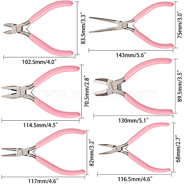 45# Carbon Steel Jewelry Plier Sets(PT-SC0001-09)-3