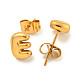 Chunk Letter 304 Stainless Steel Stud Earrings for Women(EJEW-G386-01E-G)-2