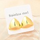 304 Stainless Steel Stud Earrings for Women(EJEW-A125-70G)-1