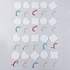 40Pcs 5 Style Acrylic Transparent Blank Pendants(DIY-CJC0002-011)-1