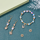 Superfindings 10Stk. 5 ausgefallene Perlenkappen aus Messing im Stil(KK-FH0002-46)-2