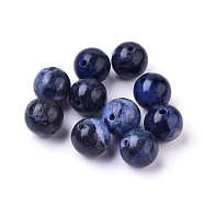 Natural Sodalite Beads, Grand A, Round, 8mm, Hole: 1mm(X-G-E110-8mm-3)