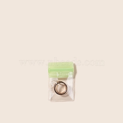 Clear PVC Jewelry Packaging Zip Lock Bags, Waterproof Self-sealing Bags, Rectangle, Pale Green, 6x4cm(PW-WG9B053-01)