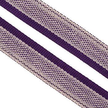 Polyester Book Headbands, for Book Binding Decoration, Medium Purple, 1/2 inch(13~15x1mm)