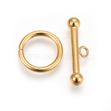 304 Stainless Steel Toggle Clasps(X-STAS-I100-02G)-2