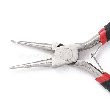 5 inch Carbon Steel Rustless Round Nose Pliers for Jewelry Making Supplies(P035Y-1)-3