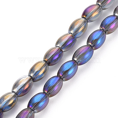 Electroplate Glass Beads Strands(X-EGLA-T020-11)-2