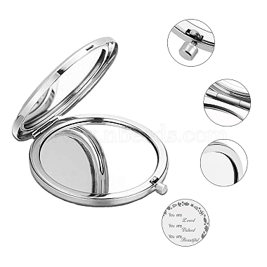 304 Stainless Steel Customization Mirror(DIY-WH0245-022)-3