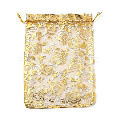 Gold Stamping Organza Bags(OP-XCP0001-09)-2