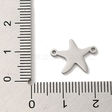 Non-Tarnish 304 Stainless Steel Connector Charms(STAS-O005-25P)-3