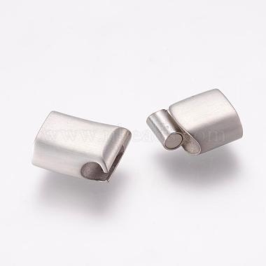 304 Stainless Steel Magnetic Clasps with Glue-in Ends(STAS-K145-25P)-3