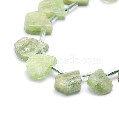 Natural Green Quartz Beads Strands(G-E569-R09)-3