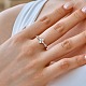 Cross Rhodium Plated 925 Sterling Silver Micro Pave Cubic Zirconia Finger Rings for Women(RJEW-Q816-02P)-3