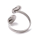 201 Stainless Steel Open Cuff Ring Findings(X-STAS-E124-01P)-3