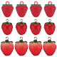 24Pcs 3 Styles Opaque & Transparent Resin Imitation Fruit Pendants(RESI-SC0002-99)-1