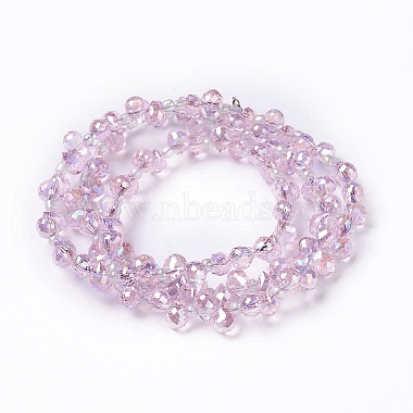 Transparent Glass Beads Strands(GLAA-H022-04A)-2