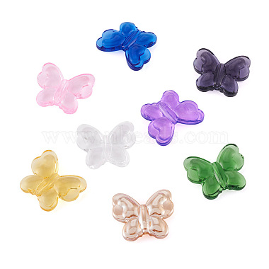 16Pcs 8 Colors Transparent Glass Beads(GLAA-TA0001-16)-2