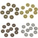100Pcs 4 Colors Gear Tibetan Silver Alloy Spacer Beads(TIBEB-YW0001-66)-1