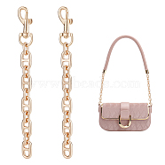 Alloy Mariner Link Chain Purse Strap Extenders, with Swivel Eye Bolt Snap Hooks, Light Gold, 17.2cm(DIY-WH0304-706LG)