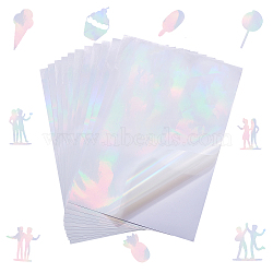 10 Sheets Printable Vinyl Paper, Rectangle, DIY Craft Paper, White, 278x215x0.1mm(DIY-AR0002-15)