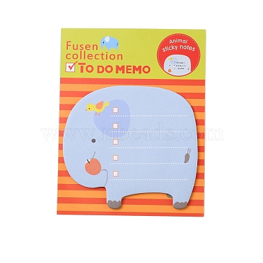 Cartoon Animal Shape Memo Notepads(DIY-WH0453-14H)-1