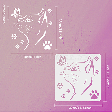 PET Hollow Out Drawing Painting Stencils(DIY-WH0391-0291)-2