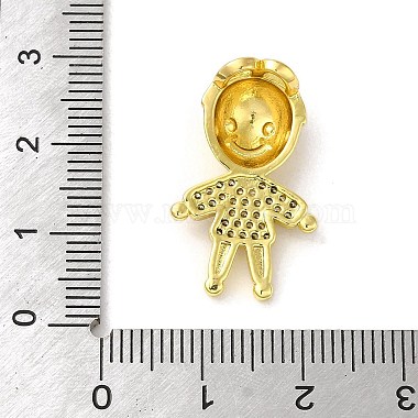 Rack Plating Brass Micro Pave CLear Cubic Zirconia Pendants(KK-C053-06B-G)-3