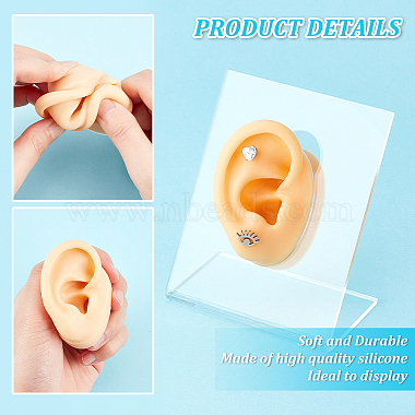 moule d'affichage d'oreille droite en silicone souple(EDIS-WH0021-14A)-4