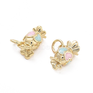 Rack Plating Brass Enamel Charms(KK-G512-19D-G)-2