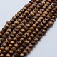 Natural Wood Beads Strands(X-WOOD-F006-04-6mm)-1