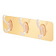 Self-adhesive Acrylic Wall Hook Hangers(AJEW-TADJ0001-09B-03)-1