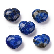 Natural Lapis Lazuli Beads, Heart, 8.5x10.5x5mm, Hole: 1mm(G-K369-03E)