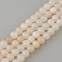 naturelle Aventurine Stone rose brins de perles rondes, 6~7 mm, trou: 1 mm, environ 58 pcs / brin, {1 pouce