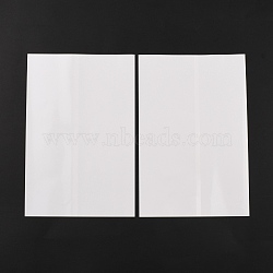 PET Heat Shrinkable Bag, Vacuum Cup Membrane, Shrink Film, Doubleport Bag, Rectangle, WhiteSmoke, 255x170x0.1mm(FIND-WH0099-53C)