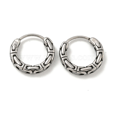 Ring 316 Surgical Stainless Steel Earrings