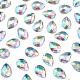 Nachahmung taiwan Acryl Strass Cabochons(GACR-A022-13x18mm-17)-4