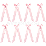12Pcs Bowknot Polyester Gift Box Packing Decorations, Pink, 340~350x100x9.5mm(DIY-WH20062-51)