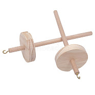 Wood Spinning Tool, DIY Wool Ply Tool, Old Lace, 250x79mm, Hole: 8mm(FIND-WH0110-638)