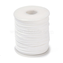 50 Yards Faux Suede Cord, Faux Suede Lace, for Jewelry Making, White, 2.5mm(LW-U001-01M)