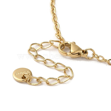 Vacuum Plating 304 Stainless Steel Cable Chain Necklaces(NJEW-C045-02G)-3