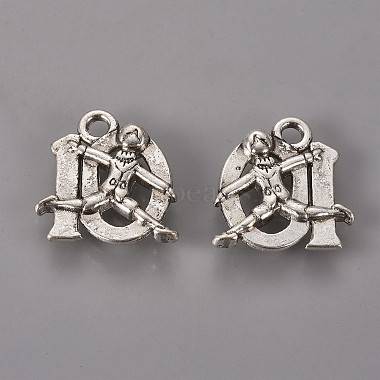 Antique Silver Human Alloy Charms