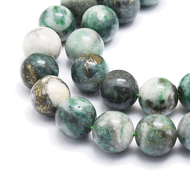 Natural Dioptase Round Beads Strands(G-E569-Q01-C)-3