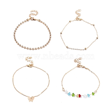 Colorful Alloy Anklets
