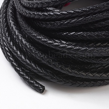 Плетеный кожаный шнур(X-WL-F009-B02-5mm)-2