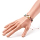 Bracelets de perles tressées en fil de nylon de verre électrolytique pour maman et fille(BJEW-JB06359-04)-7