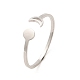 304 Stainless Steel Open Cuff Rings(RJEW-Q808-01B-P)-1