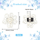 Beaded Plastic Imitation Pearl Flower Shoe Decoration(FIND-FG0002-02)-2