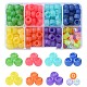 184pcs 8 couleurs perles en plastique transparentes(KY-YW0001-52)-1