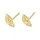 Brass Shell Shape Stud Earrings for Women(KK-A172-37G)-2